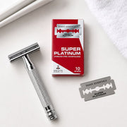 Shave Essentials Double-Sided Safety Razor Blades Razors & Razor Blades Lavender 10 Blades,20 Blades,30 Blades