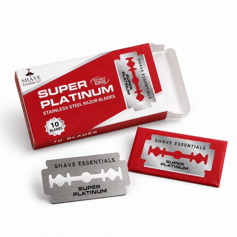 Shave Essentials Double-Sided Safety Razor Blades Razors & Razor Blades White Smoke 10 Blades,20 Blades,30 Blades