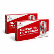 Shave Essentials Double-Sided Safety Razor Blades Razors & Razor Blades White Smoke 20 Blades