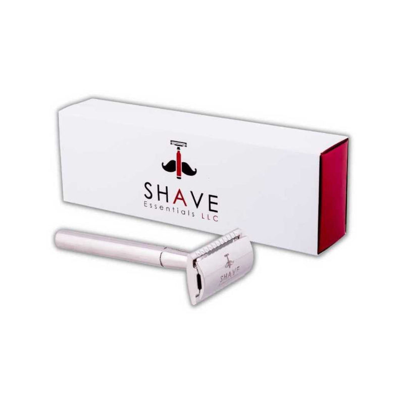Shave Essentials Double-Sided Safety Razor Razors & Razor Blades