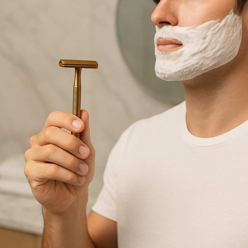 Shave Essentials Double-Sided Safety Razor V2 Razors & Razor Blades
