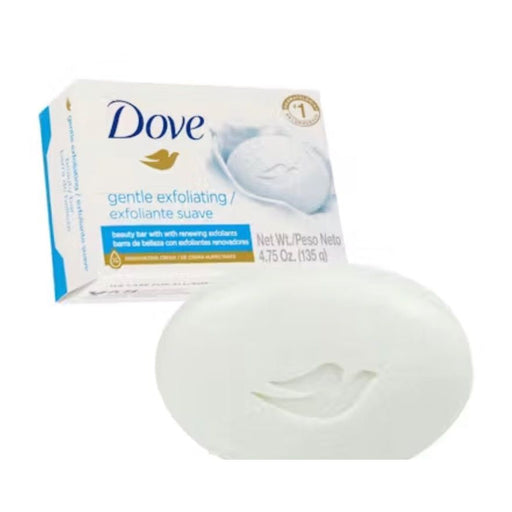 VIP Extensions Dove Gentle Exfoliating Beauty Cream Bar for Renewed Skin Gentle Exfolianting Skin Care