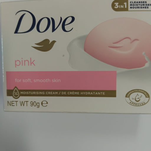 VIP Extensions Dove Pink Beauty Bar Soap, 2 x 100g Bar Soap