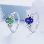 Bids.com 925 Sterling Silver Ring 1.7mm Size 6.0 with Transparent Glass for Women Rings