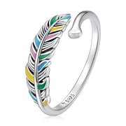Bids.com 925 Sterling Silver Enamel Oxidized Ring for Women Rings