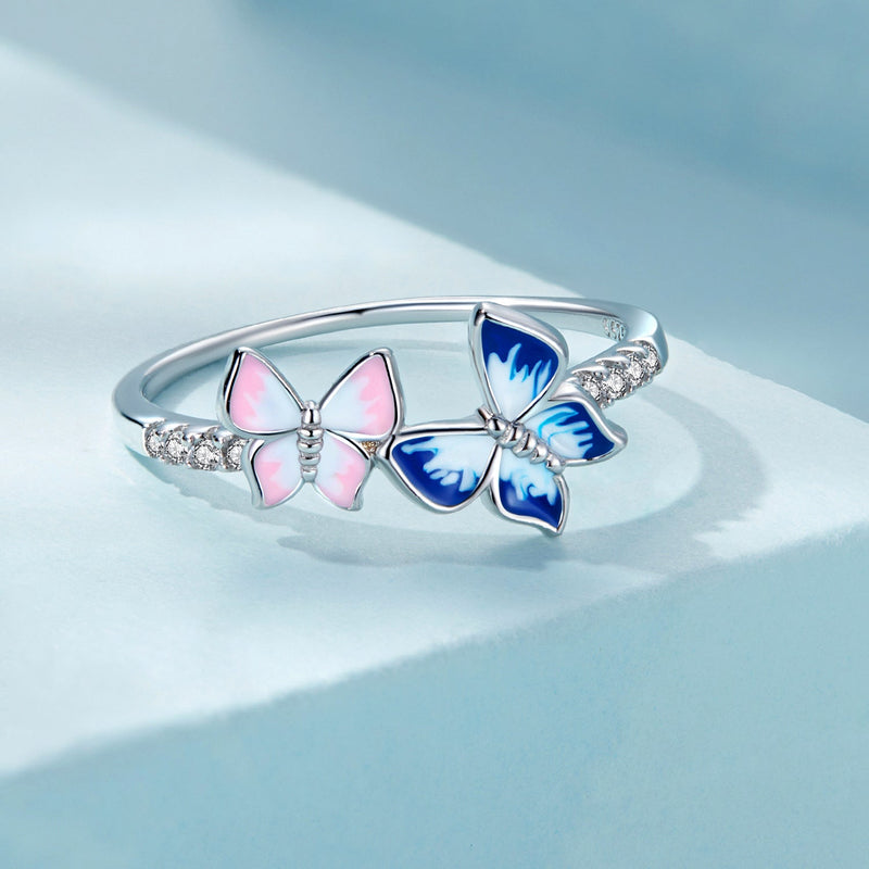 Bids.com 925 Sterling Silver Enamel Plated Ring Size 6 for Women Rings