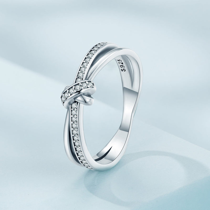 Bids.com S925 Sterling Silver Oxidized Pavé Setting CZ Ring Size 6 for Women Rings