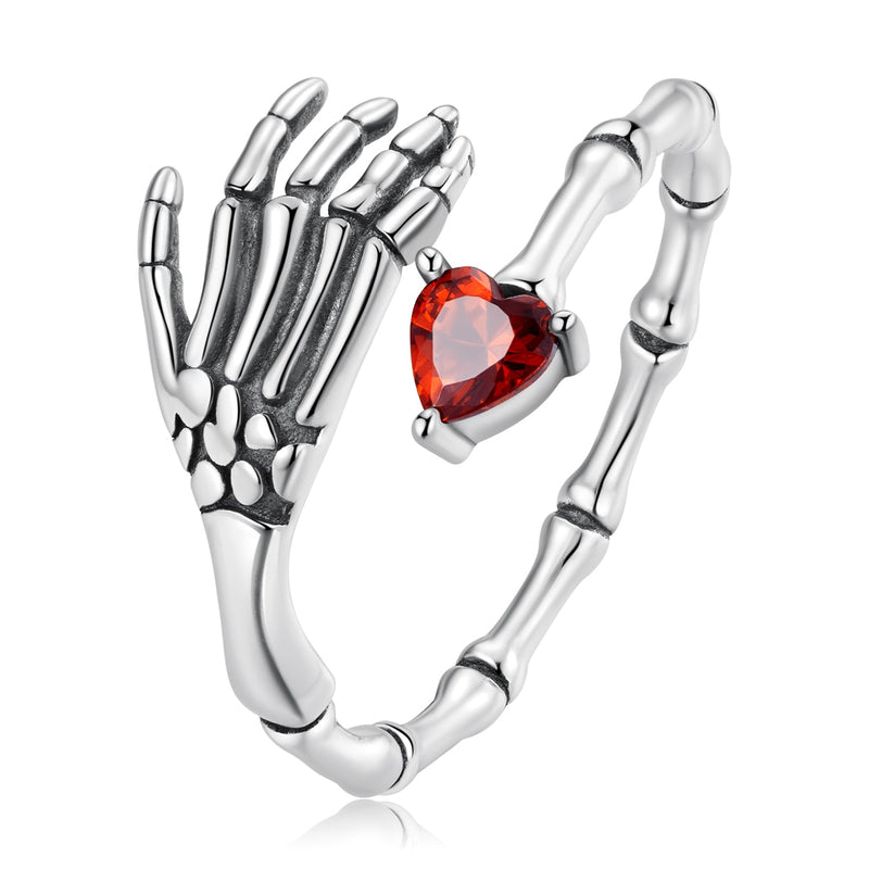Bids.com 925 Sterling Silver Pavé Setting CZ Oxidized Ring Rings