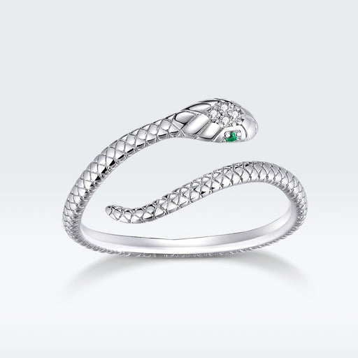 Bids.com 925 Sterling Silver CZ Plated Platinum Ring - Slim and Elegant Style Rings