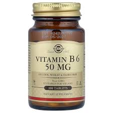 Pasteur Pharmacy Vitamin B-6 50 Mg Tablet Single Vitamins Tan