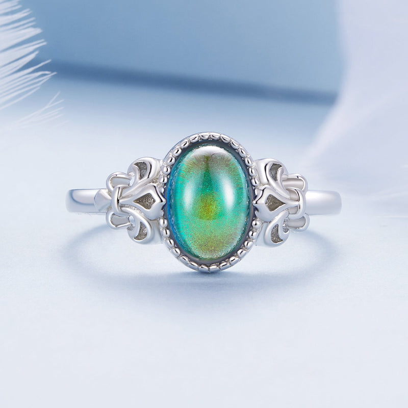 Bids.com 925 Sterling Silver Ring 1.7mm Size 6.0 with Transparent Glass for Women Rings