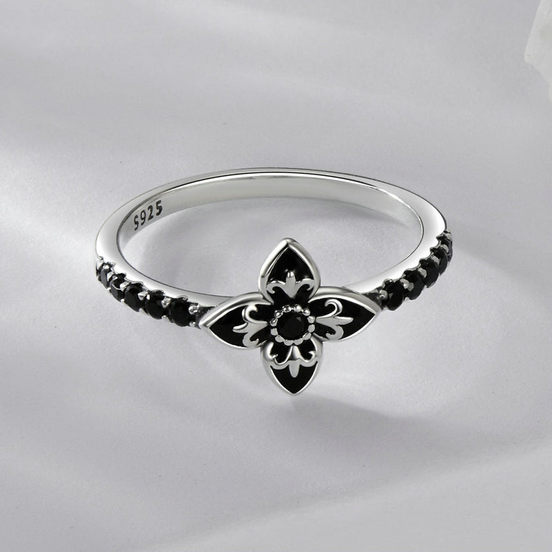 Bids.com 925 Sterling Silver Enamel 0.9x1.0cm Pendant Rings for Women Rings