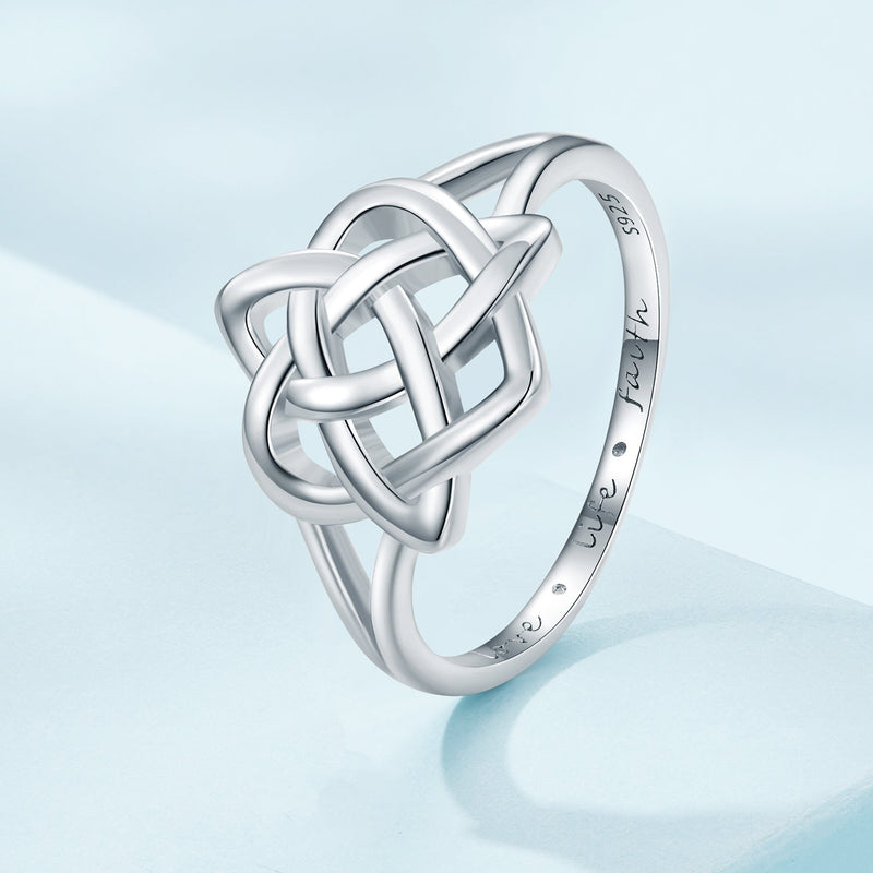 Bids.com 925 Sterling Silver Ring Size 6.0 with Platinum Plating Rings