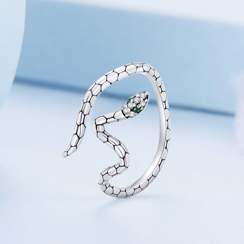 Bids.com 925 Sterling Silver Pavé Setting CZ Oxidized Silver Ring for Women Rings