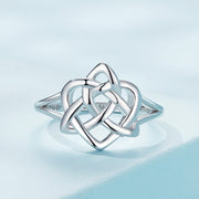Bids.com 925 Sterling Silver Ring Size 6.0 with Platinum Plating Rings