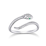 Bids.com 925 Sterling Silver CZ Plated Platinum Ring - Slim and Elegant Style Rings