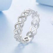 Bids.com 925 Sterling Silver and White Gold 0.5cm Ring Size 6.0 Rings