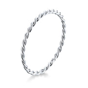 Bids.com 925 Sterling Silver Plated Platinum Ring Size 6.0 for Women Rings