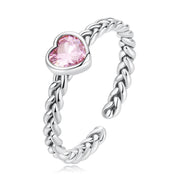 Bids.com 925 Sterling Silver Love CZ Ring for Women Rings