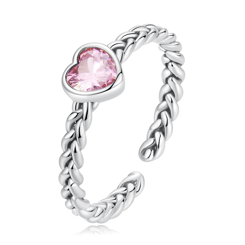 Bids.com 925 Sterling Silver Love CZ Ring for Women Rings