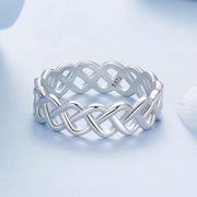 Bids.com 925 Sterling Silver and White Gold 0.5cm Ring Size 6.0 Rings