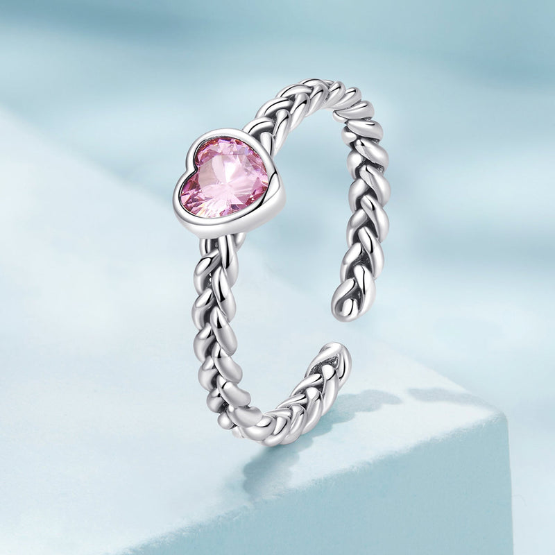 Bids.com 925 Sterling Silver Love CZ Ring for Women Rings