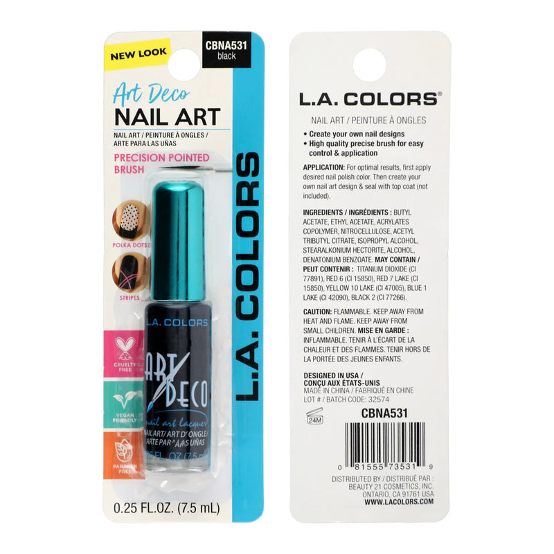 Mill's Beauty Supply L.A. Colors Art Deco Nail Art Polish (1 pc) Nail Products