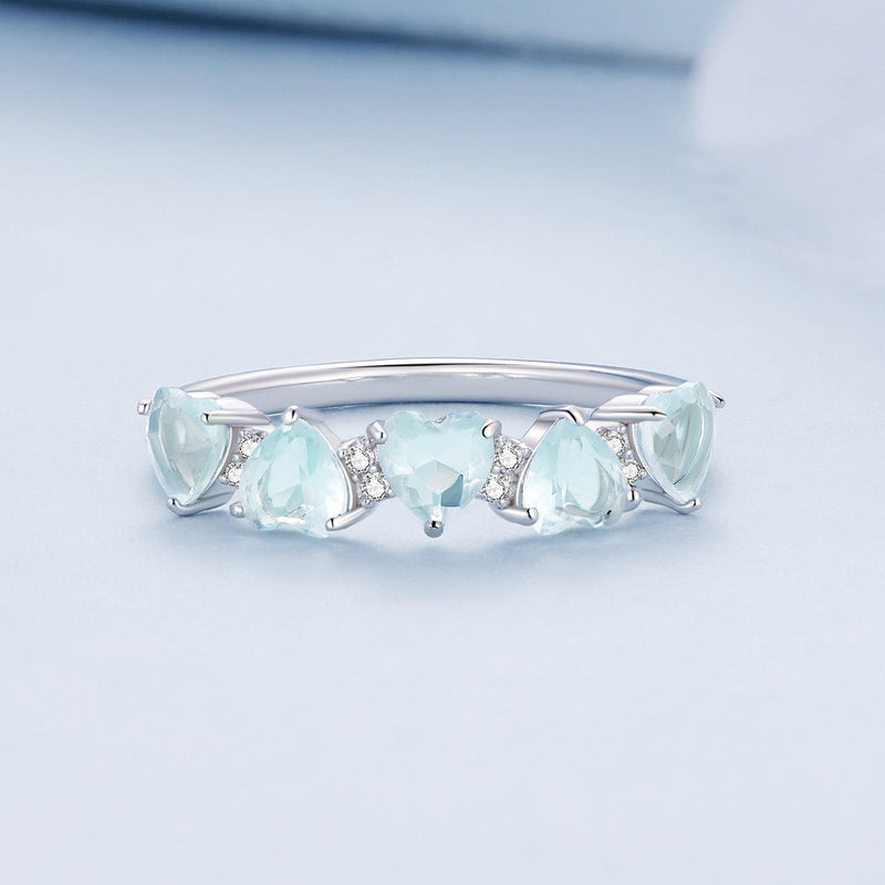 Bids.com 925 Sterling Silver Ring with 4.5mm Pavé Set CZ, Size 7, for Women Rings