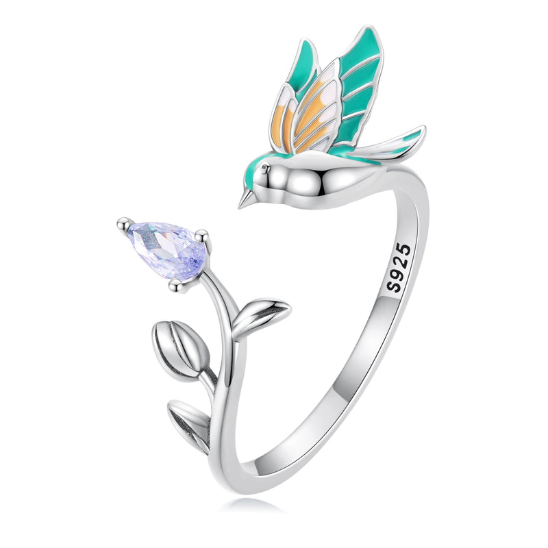 Bids.com 925 Sterling Silver 0.16cm Pavé Setting CZ Ring Rings
