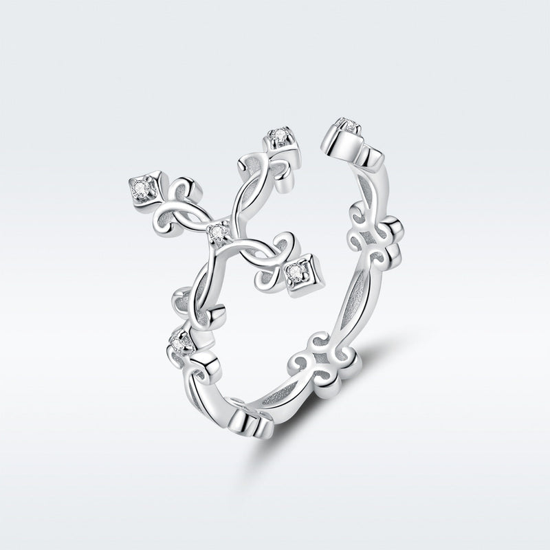 Bids.com S925 Sterling Silver 0.4cm Width Pavé Setting CZ Ring Rings