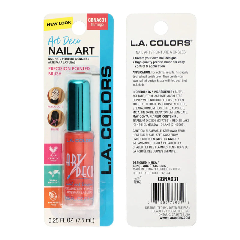 Mill's Beauty Supply L.A. Colors Art Deco Nail Art Polish (1 pc) Nail Products