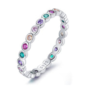 Bids.com 925 Sterling Silver CZ Pavé Setting Ring Size 6.0 for Women Rings
