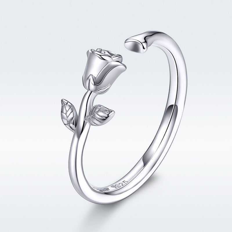 Bids.com S925 Sterling Silver Plated Platinum Ring for Women Rings