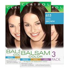 Clairol Balsam Permanent Hair Color, #615 Dark Brown