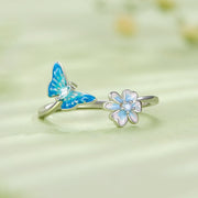 Bids.com 925 Sterling Silver Opal Nanometer Stone Plated Platinum Ring Rings