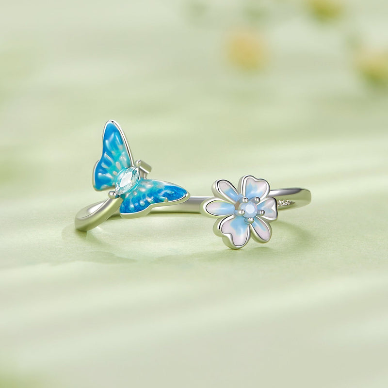 Bids.com 925 Sterling Silver Opal Nanometer Stone Plated Platinum Ring Rings