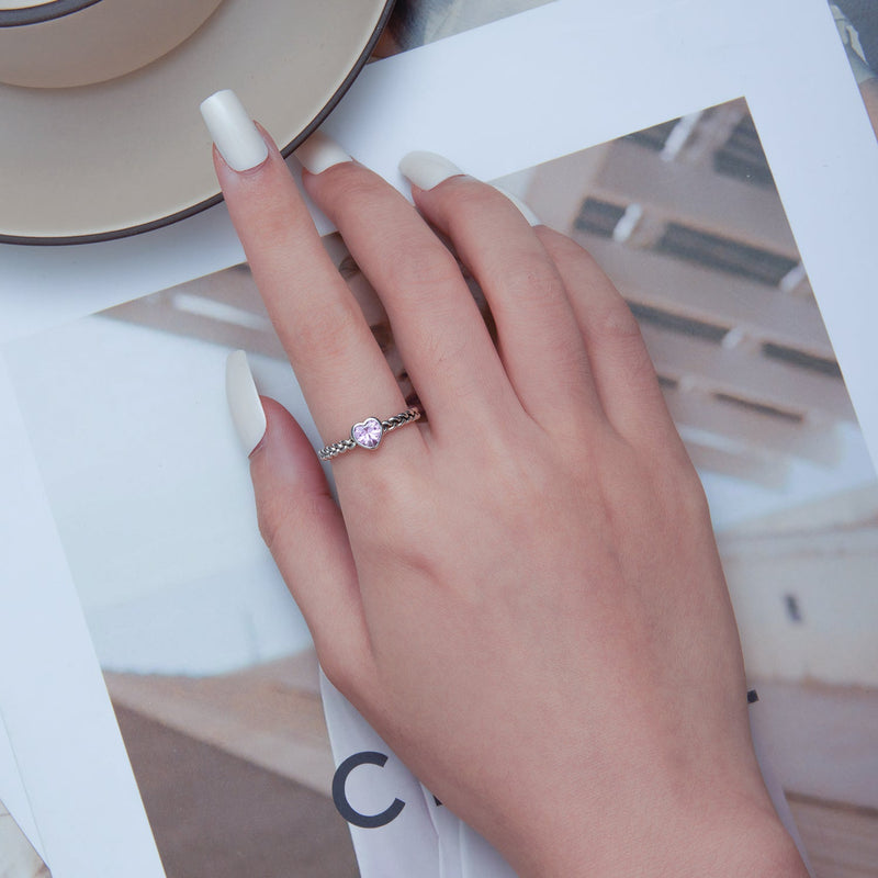 Bids.com 925 Sterling Silver Love CZ Ring for Women Rings