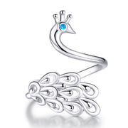 Bids.com 925 Sterling Silver Plated Platinum Pavé Setting CZ Ring for Women Rings