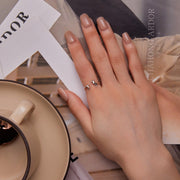 Bids.com S925 Sterling Silver Oxidized Ring for Men Rings