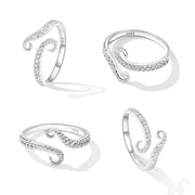Bids.com S925 Sterling Silver 0.2cm Platinum Plated Ring Rings