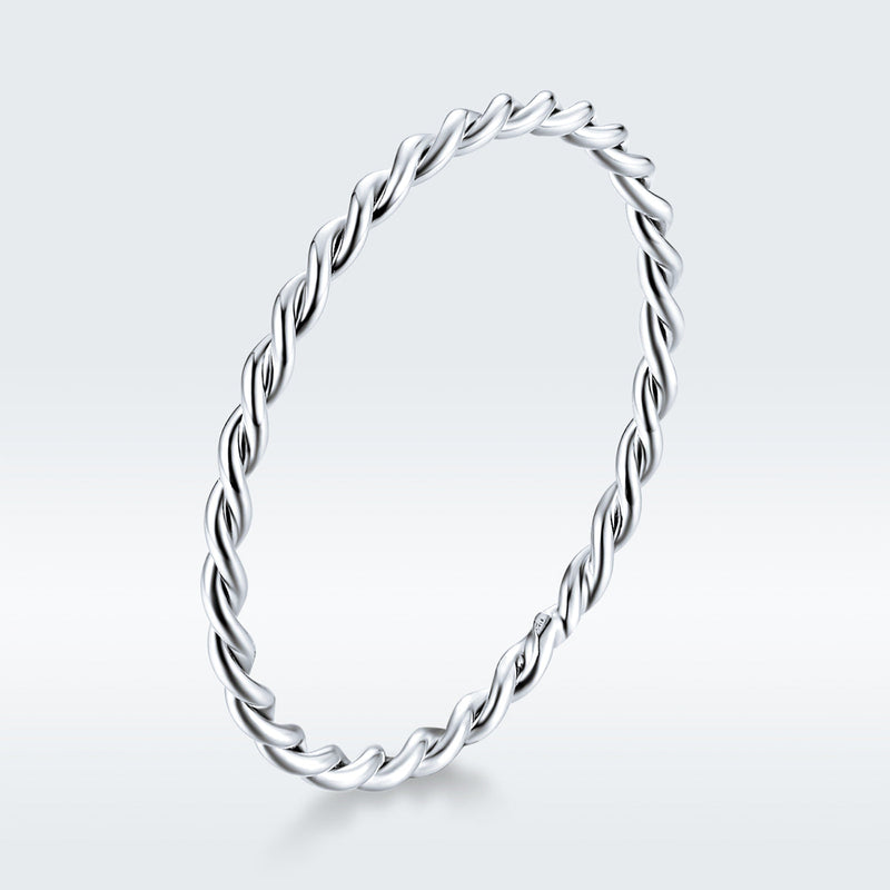 Bids.com 925 Sterling Silver Plated Platinum Ring Size 6.0 for Women Rings