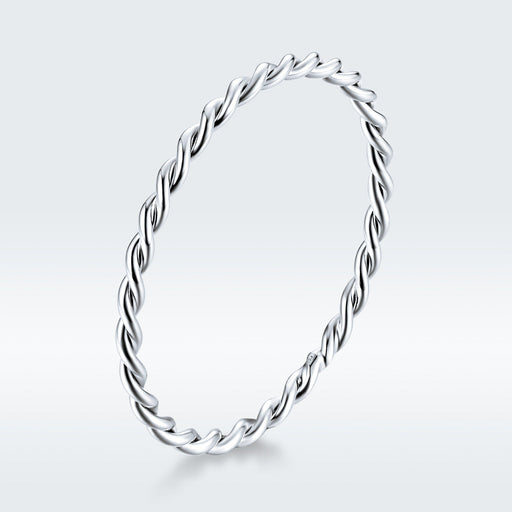 Bids.com 925 Sterling Silver Plated Platinum Ring Size 6.0 for Women Rings