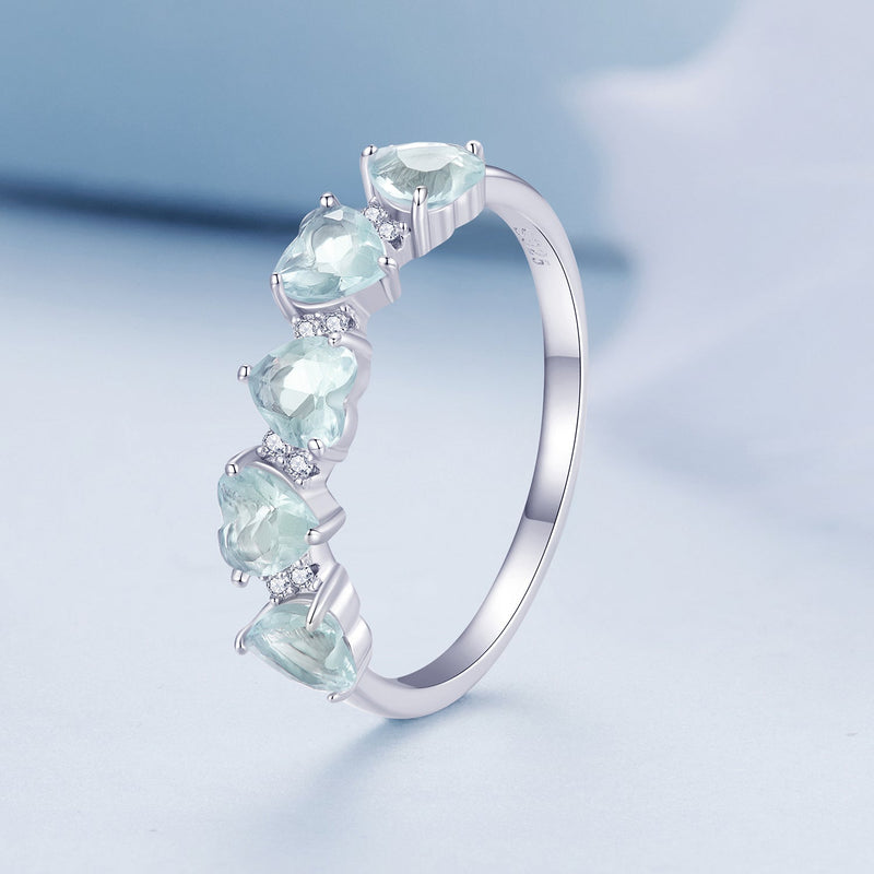 Bids.com 925 Sterling Silver Ring with 4.5mm Pavé Set CZ, Size 7, for Women Rings