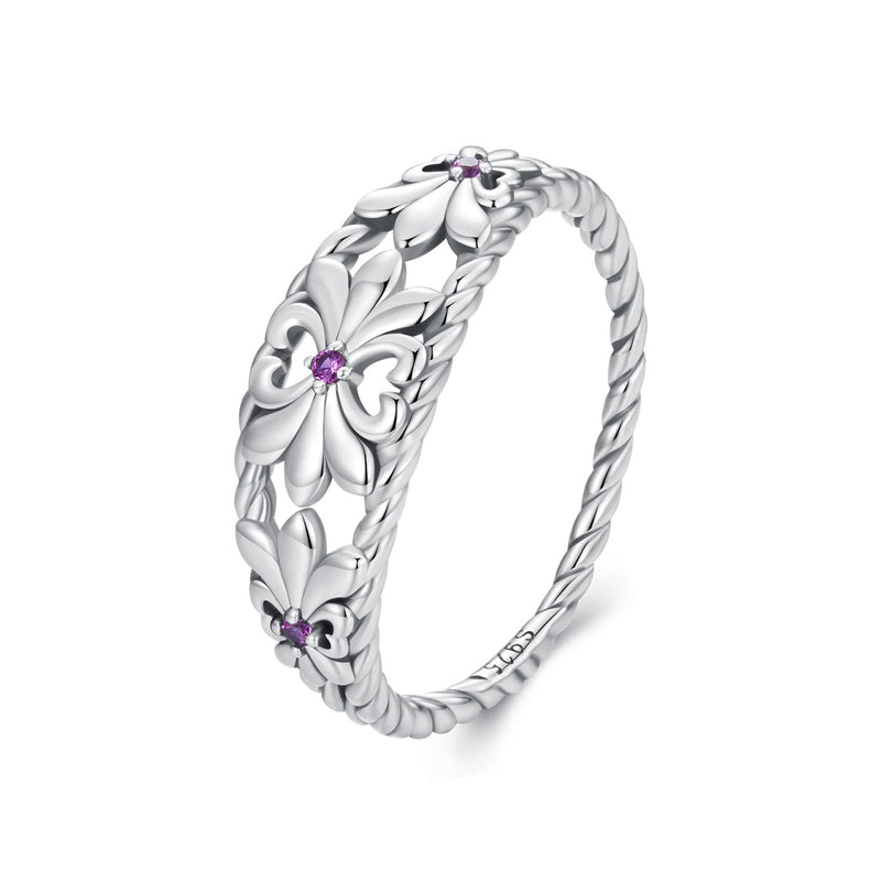 Bids.com 925 Sterling Silver Oxidized 1.3mm Pavé Set CZ Ring Size 6.0 for Women Rings