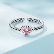 Bids.com 925 Sterling Silver Love CZ Ring for Women Rings