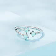 Bids.com 925 Sterling Silver Translucent Opal Ring for Women Rings