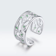 Bids.com S925 Sterling Silver Pavé Setting CZ Ring Rings