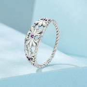 Bids.com 925 Sterling Silver Oxidized 1.3mm Pavé Set CZ Ring Size 6.0 for Women Rings