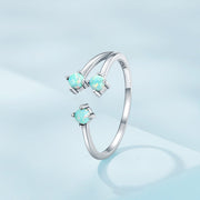 Bids.com 925 Sterling Silver Translucent Opal Ring for Women Rings