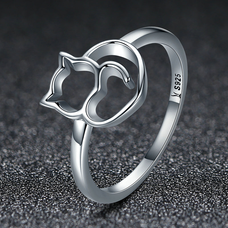 Bids.com 925 Sterling Silver Ring Size 5.0 with Platinum Plating for Women Rings